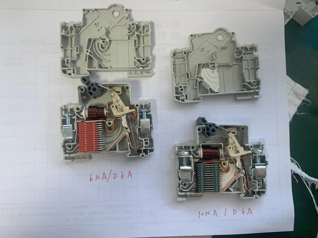 MCB 4.5ka 6ka 10ka 1p 2p 3p Circuit Breaker